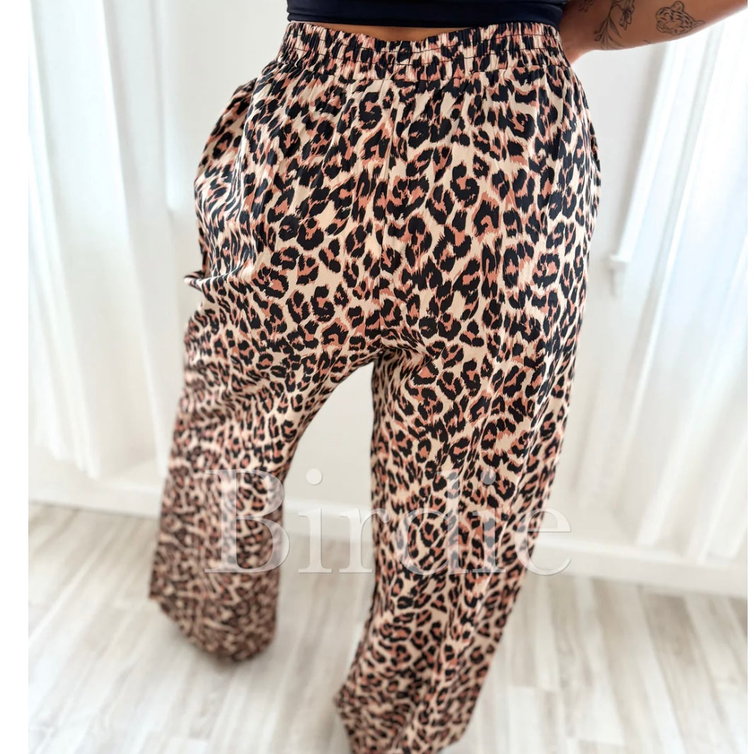 BIRDIE The Day Off Boxer Pants in Leopard pre order