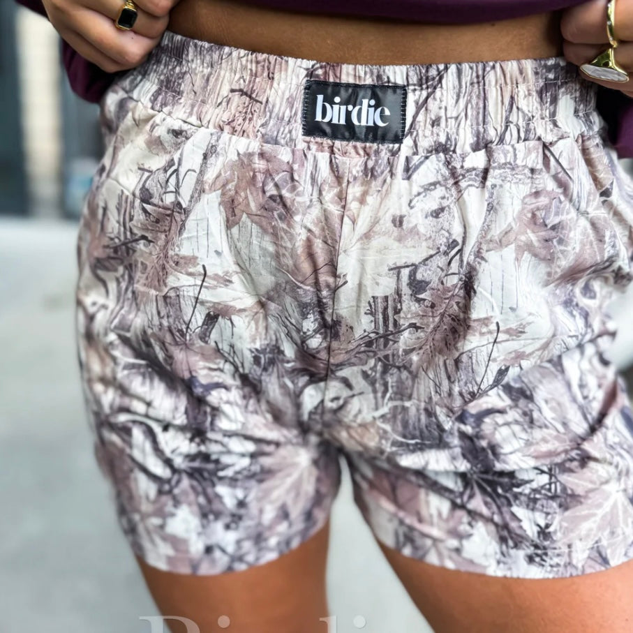 BIRDIE Dark Camo Boxer Shorts ready to ship!!