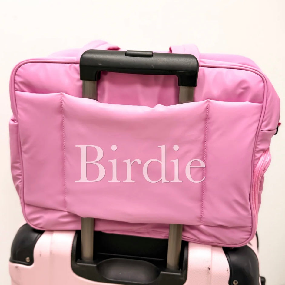BIRDIE PREORDER Daily Hustle Duffle in Pink