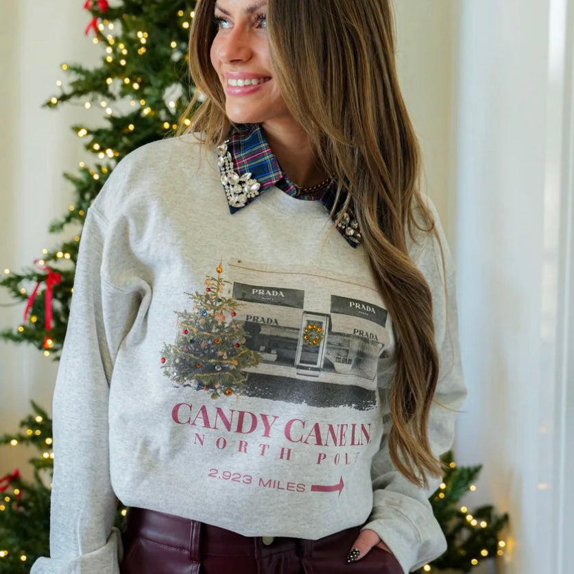 Candy Cane X Marfa Crewneck pre order