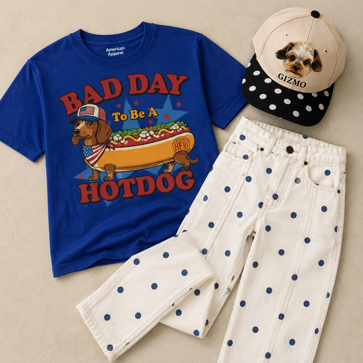 Bad day to be a hot dog Design 1