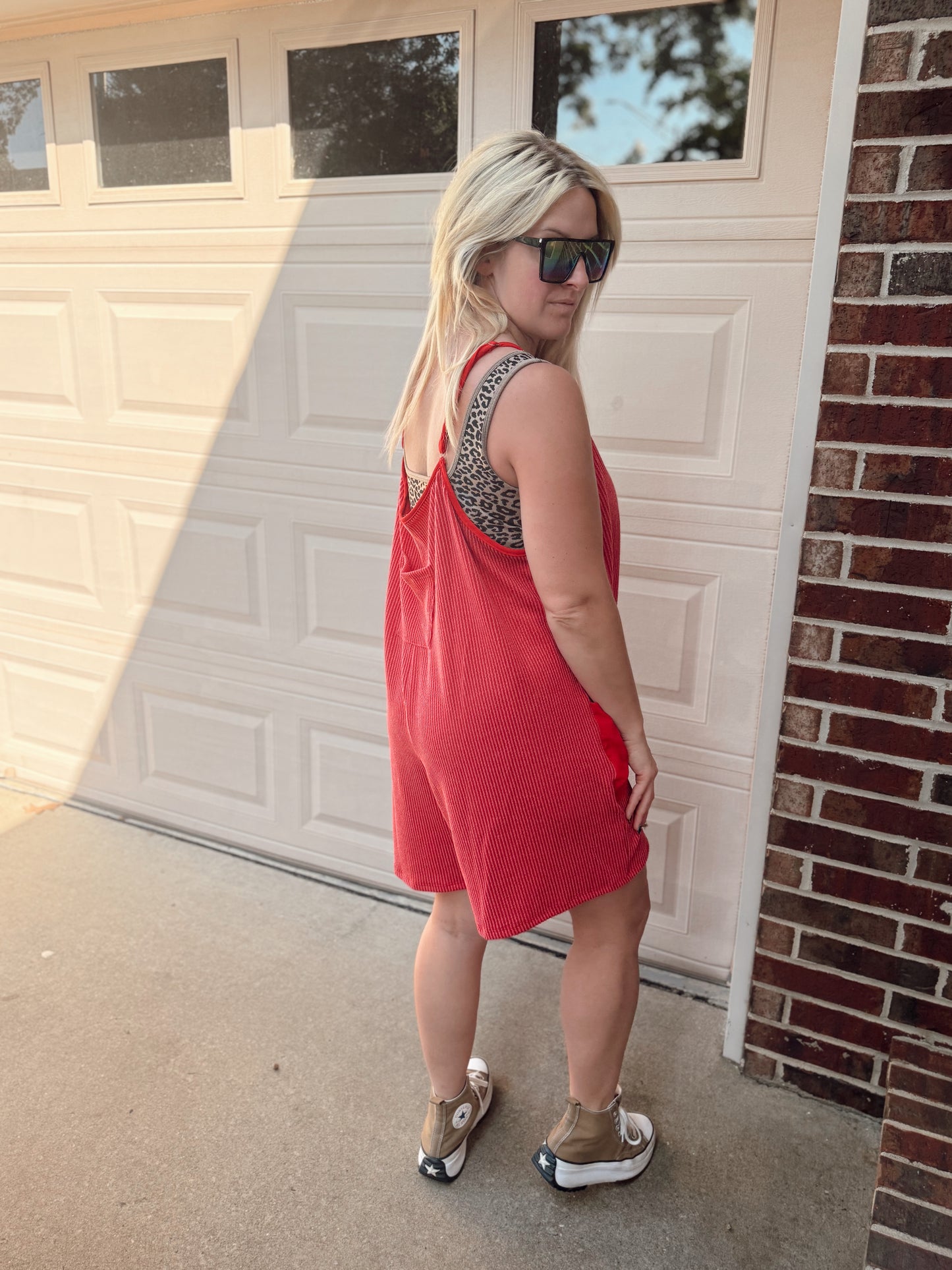 KINSEY RIBBED ROMPER ready to ship!