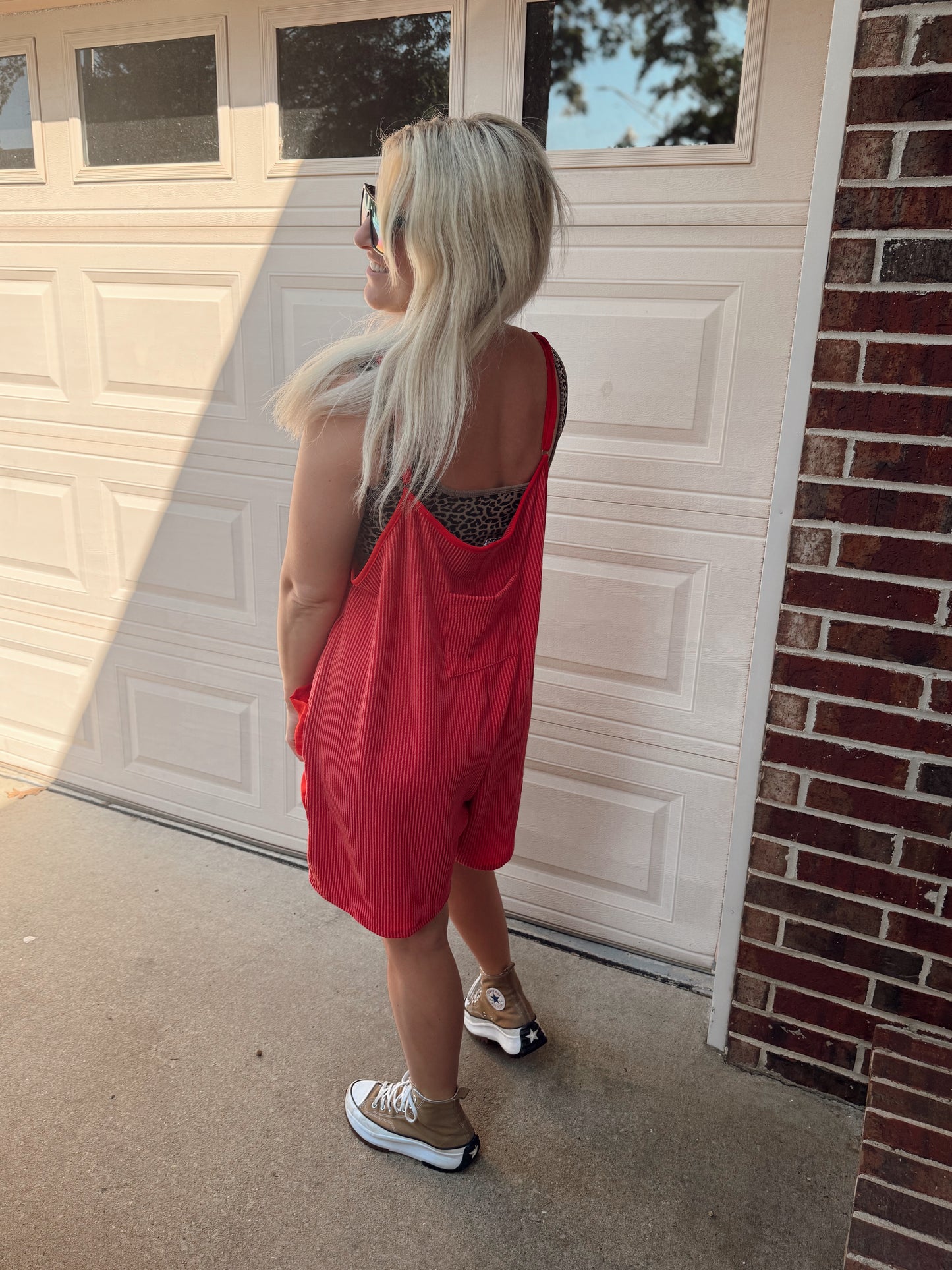 KINSEY RIBBED ROMPER ready to ship!
