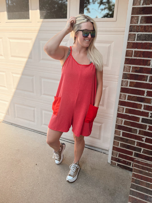 KINSEY RIBBED ROMPER ready to ship!