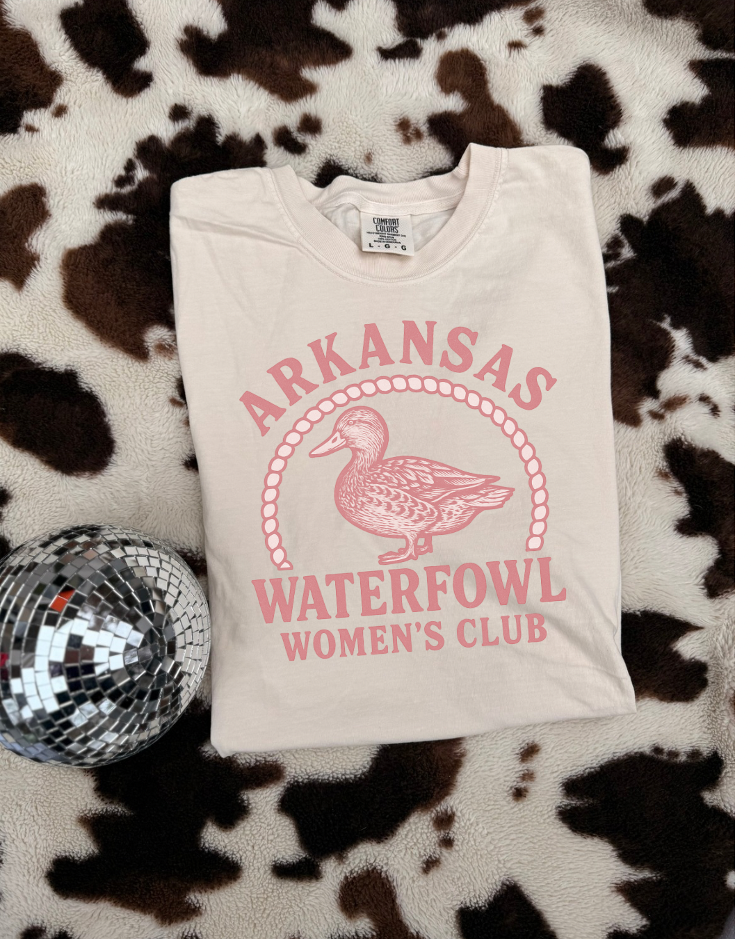 Arkansas waterfowl women’s club tee