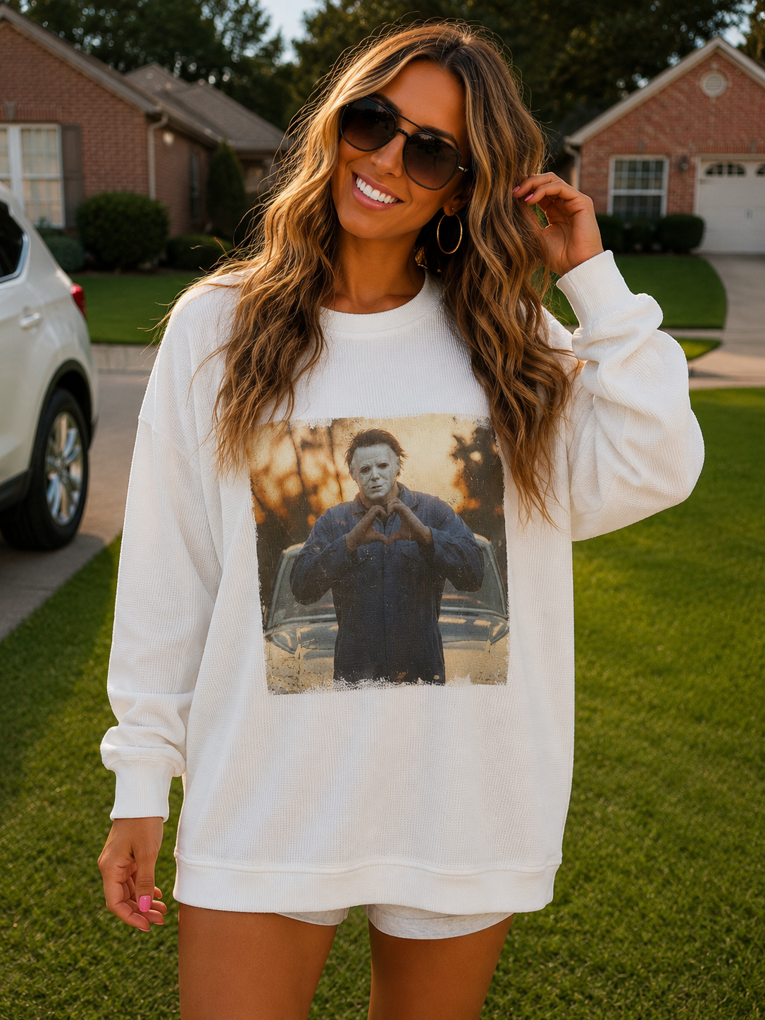 Michael Meyers corded longsleeve-ready to ship