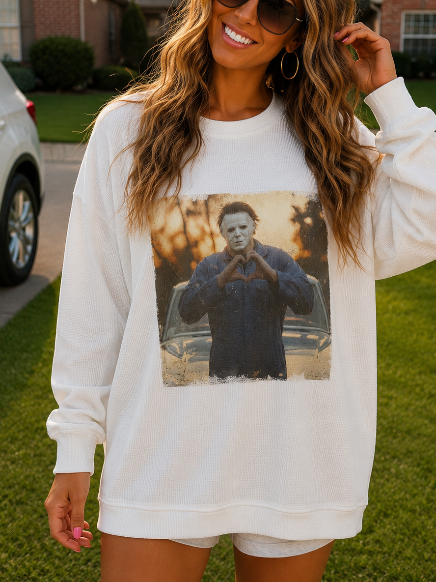 Michael Meyers corded longsleeve-ready to ship