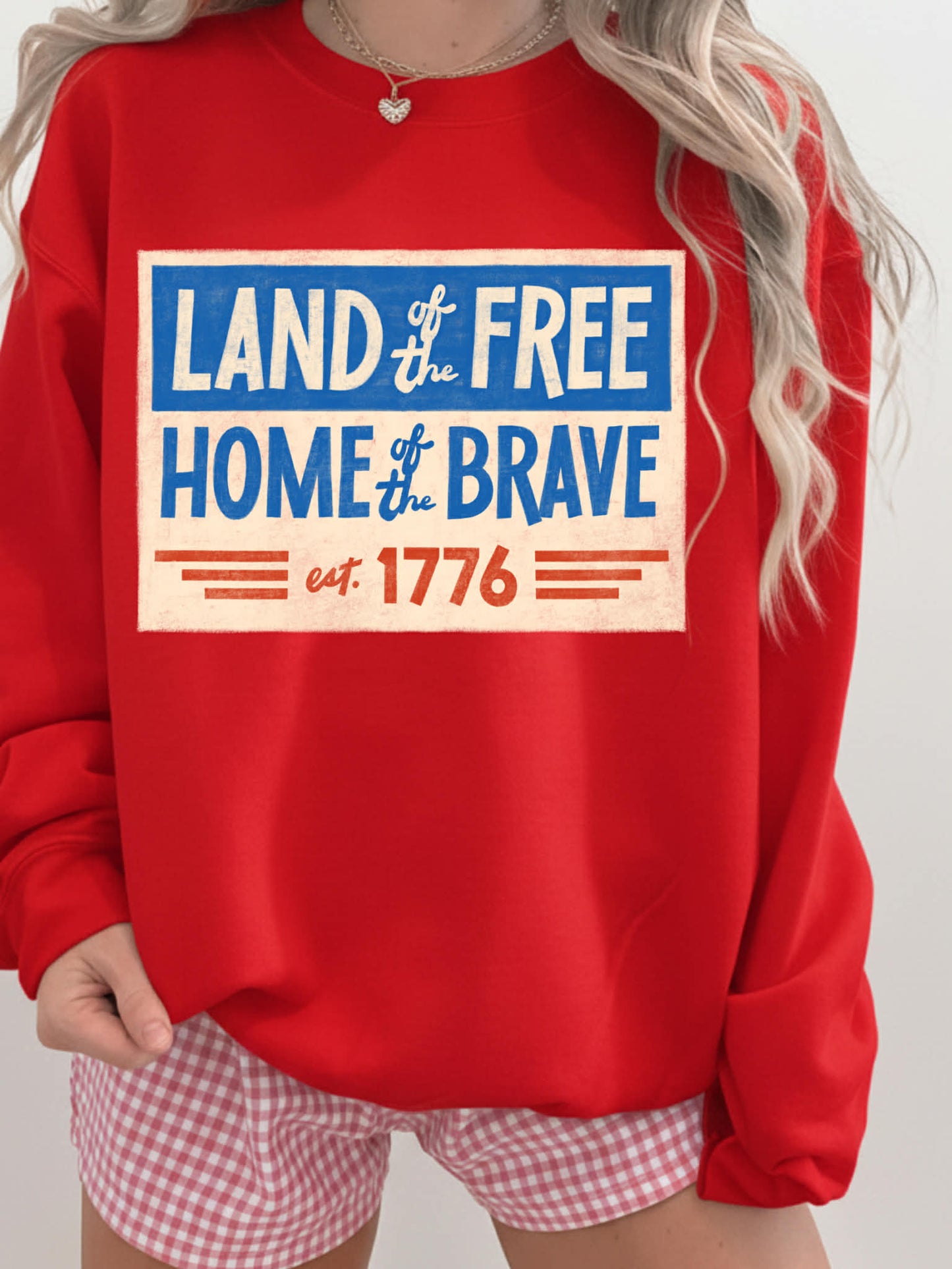 Land of the free home of the brave Graphic crew