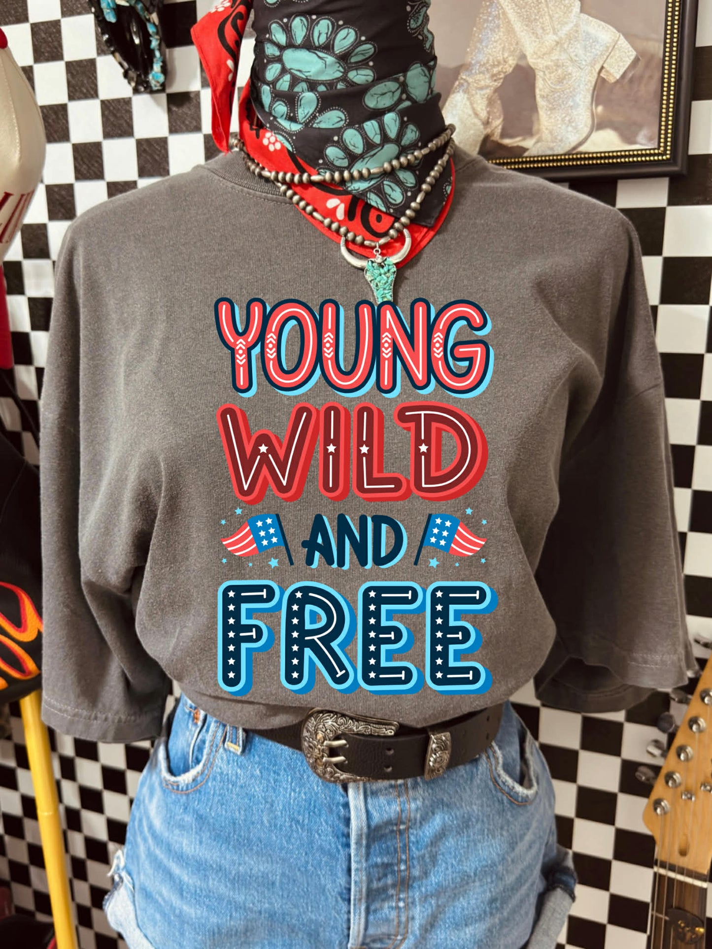 Young Wild & Free Graphic Tee