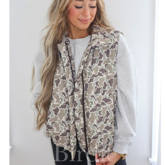 BIRDIE PREORDER Duck Camo Puffer Vest