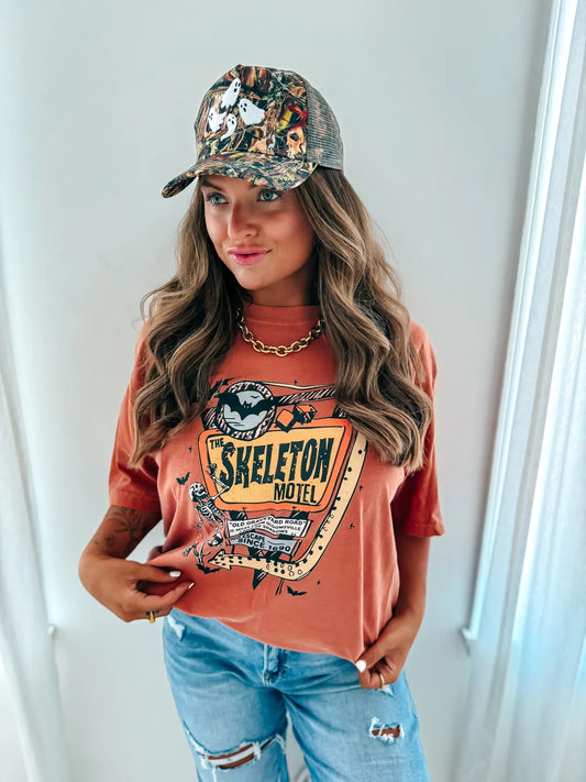 Skeleton Motel Yam Graphic Tee