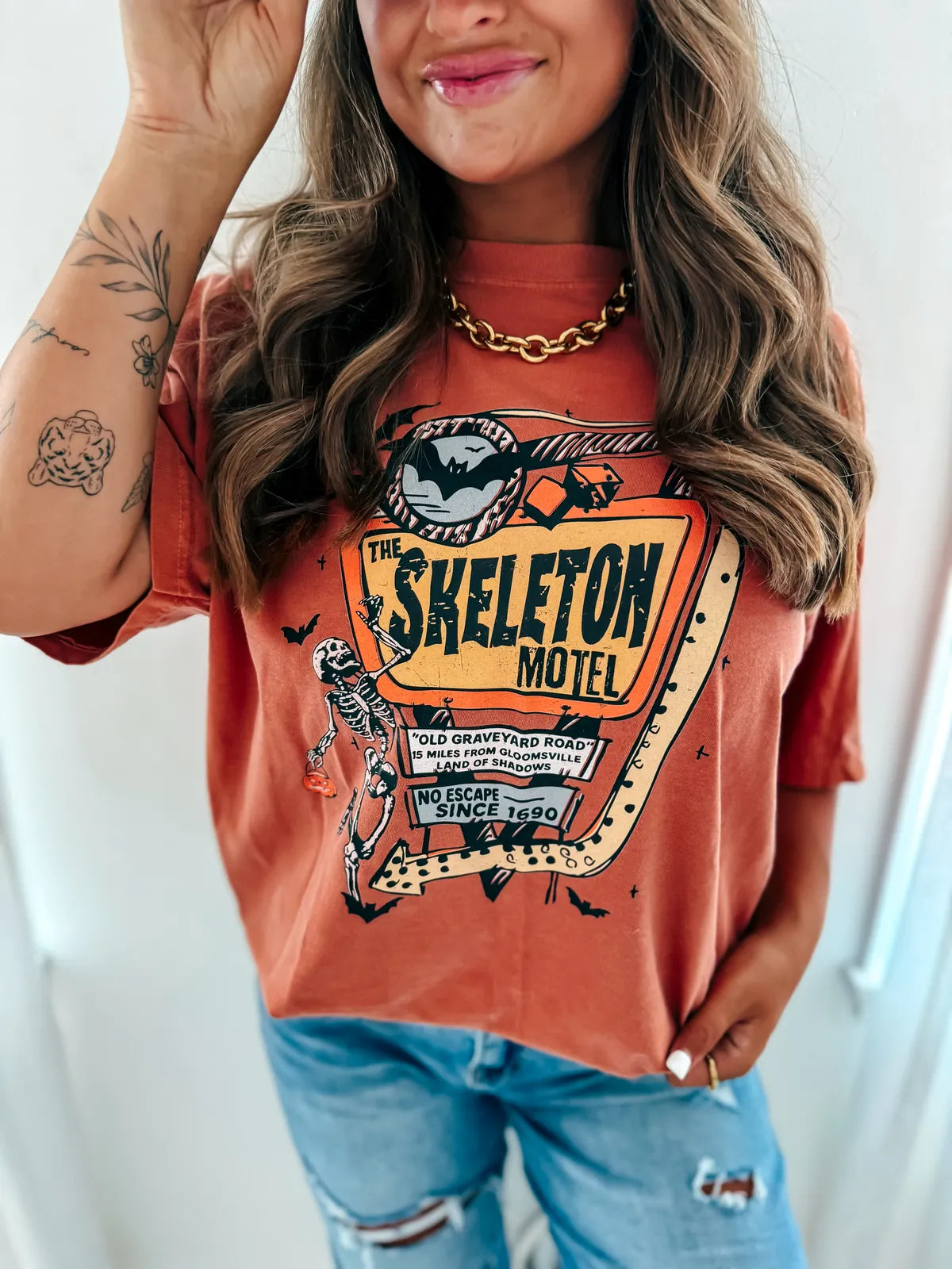 Skeleton Motel Yam Graphic Tee