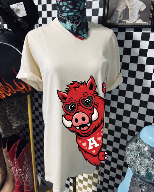 Hog valentines tee pre order