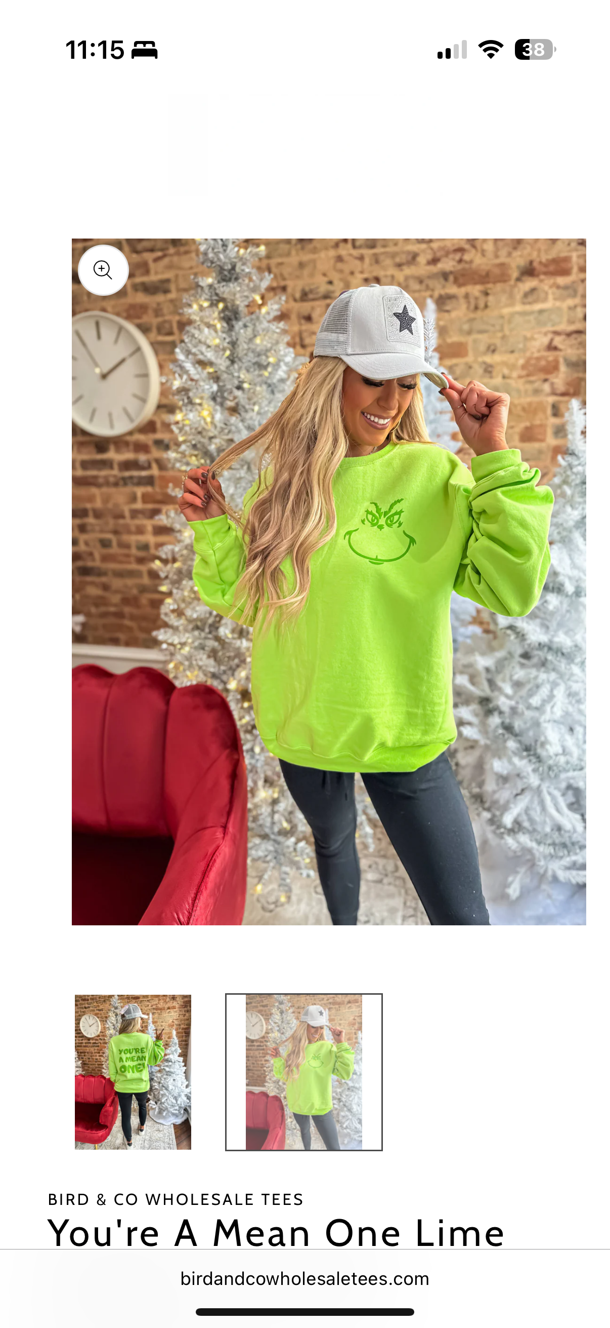 You're A Mean One Sweatshirt -ready to ship!!