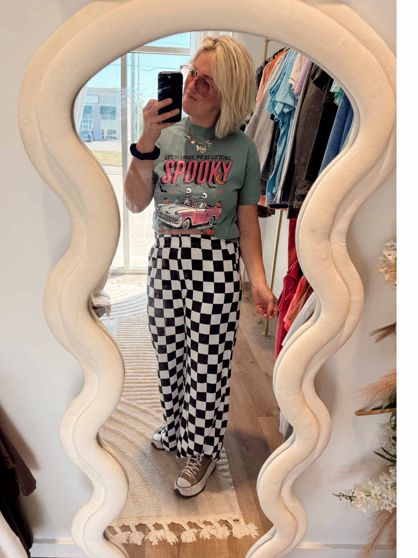 Get in Loser we’re getting Spooky Tee