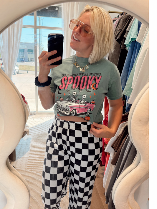 Get in Loser we’re getting Spooky Tee