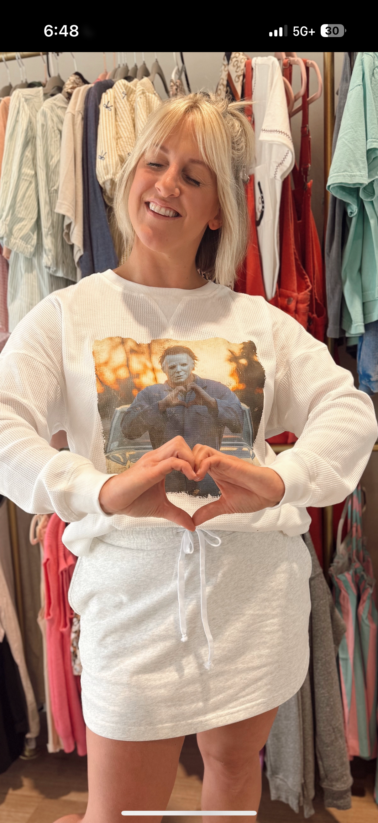 Michael Meyers corded longsleeve