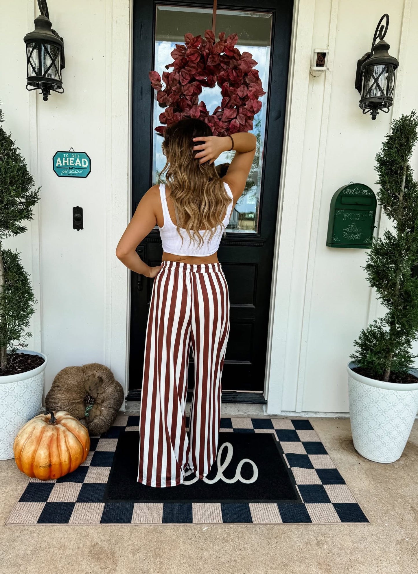 PREORDER- TAILGATE STRIPE BOXER PANTS