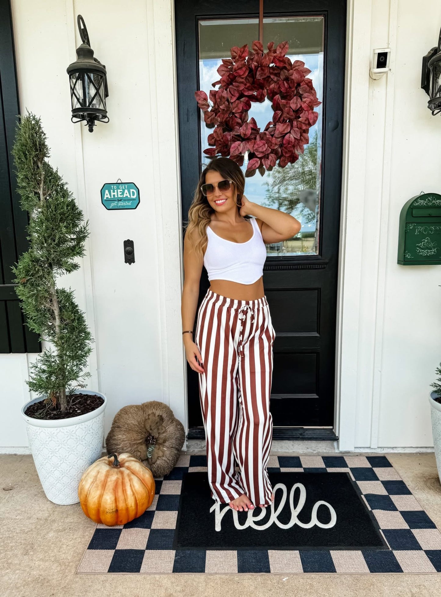PREORDER- TAILGATE STRIPE BOXER PANTS