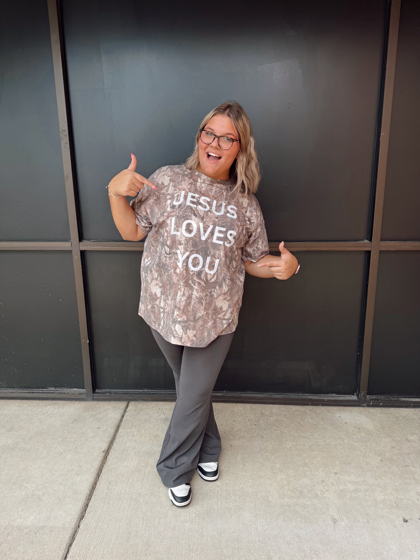 Jesus Loves you Camo Tee pre order