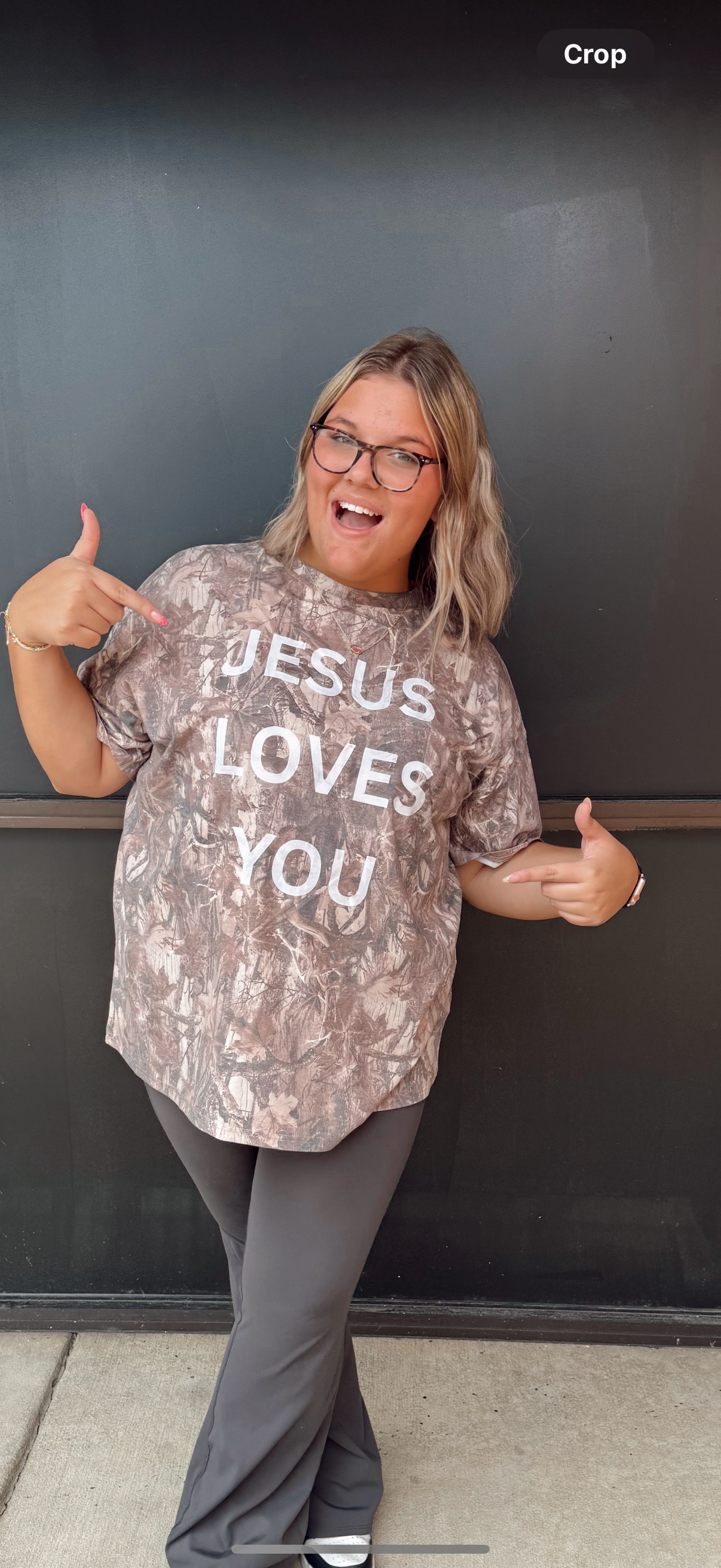 Jesus Loves you Camo Tee pre order