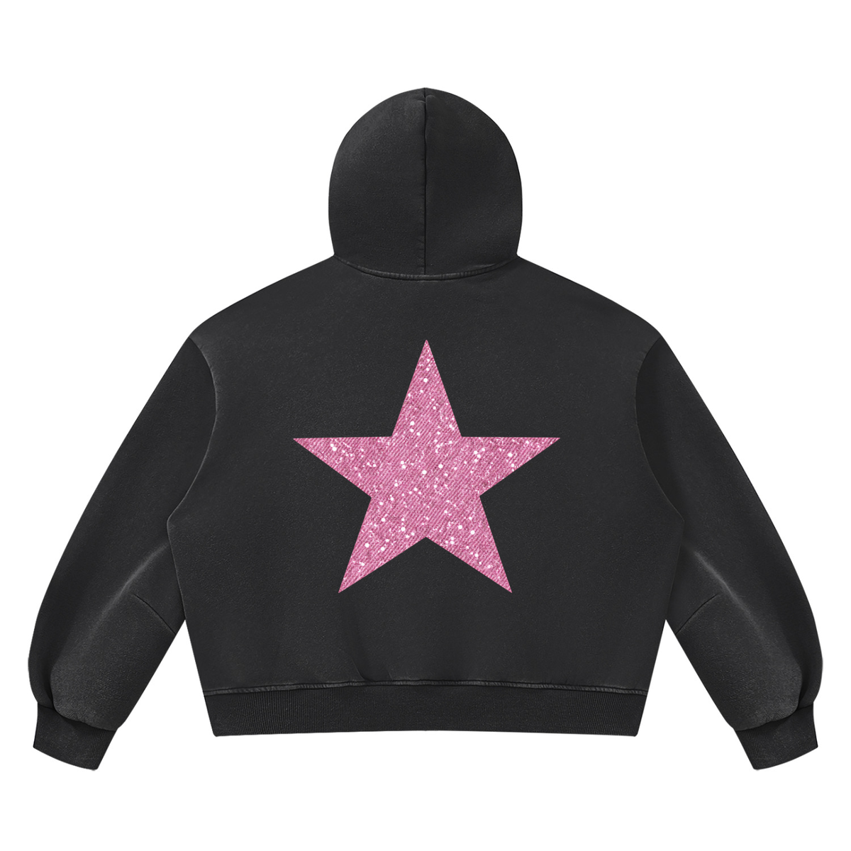 Unisex Vintage Wash Boxy Fleece Hoodie