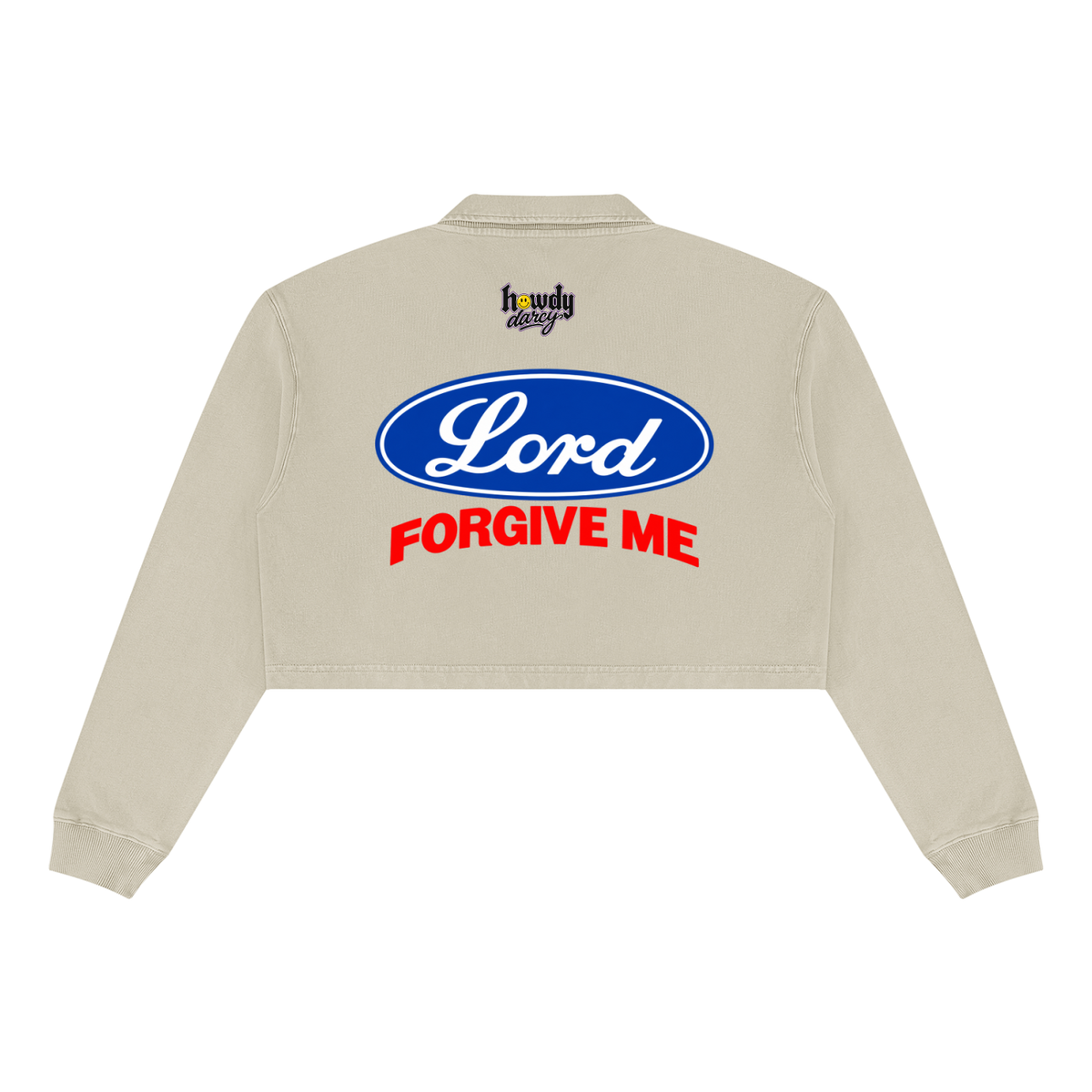 Women’s Vintage Wash Crop Sweatshirt