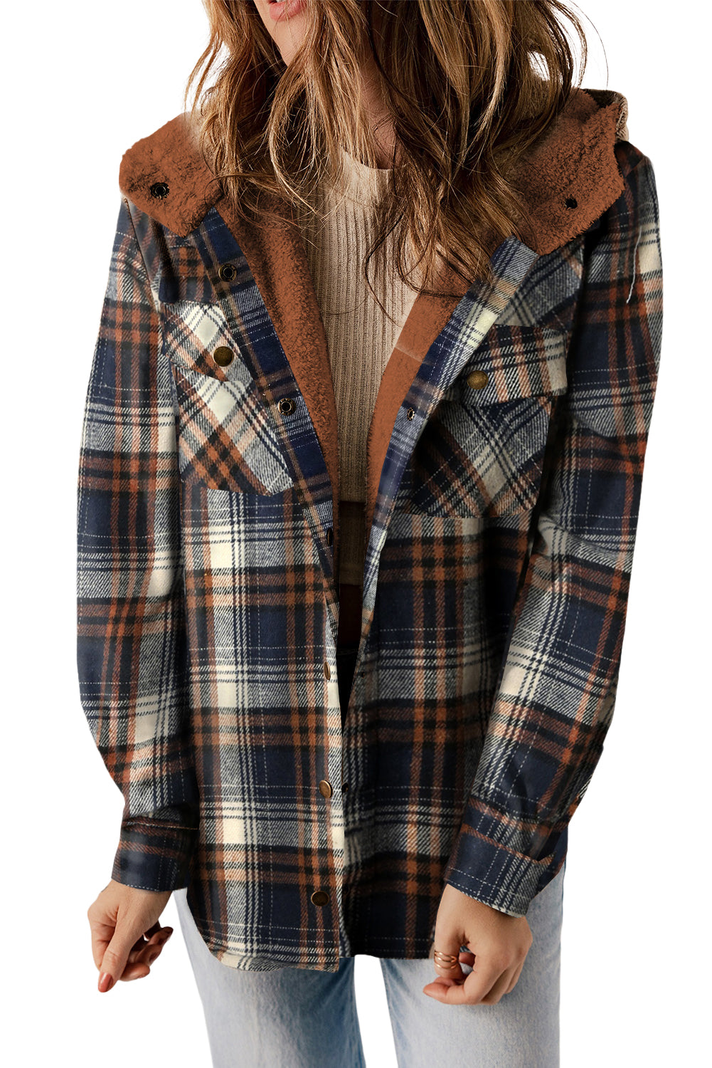 The Sadie Sherpa Lined Flannel Jacket