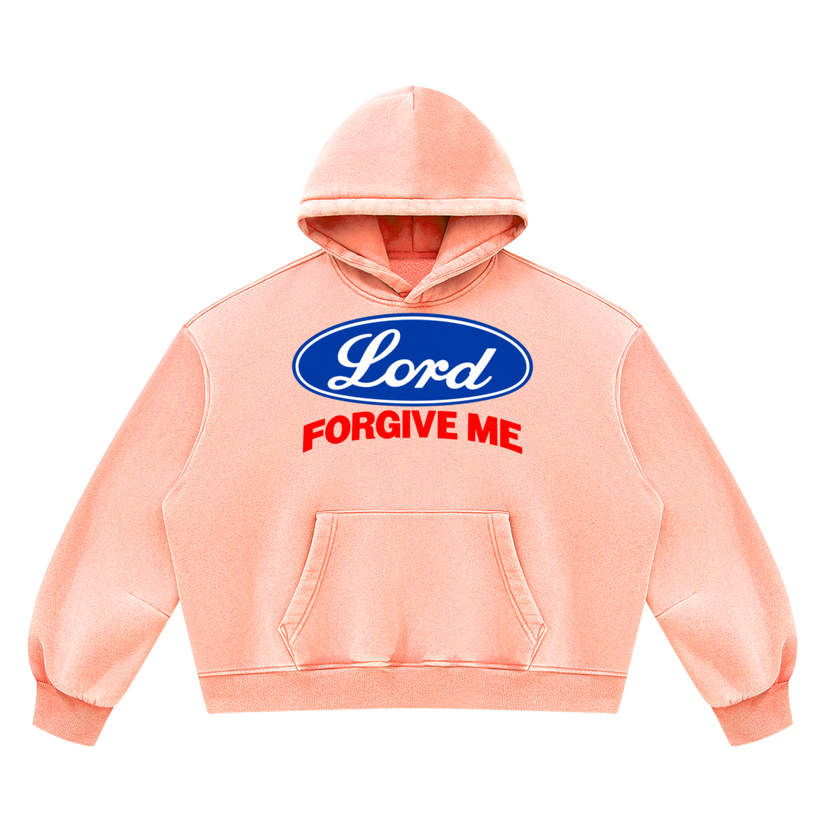 Lord Forgive Me Boxy Fleece Hoodie