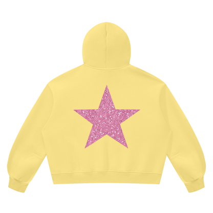 Unisex Vintage Wash Boxy Fleece Hoodie