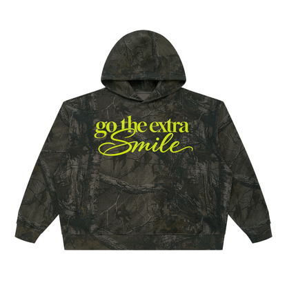 Unisex Waffle Tree Camo Boxy Hoodie