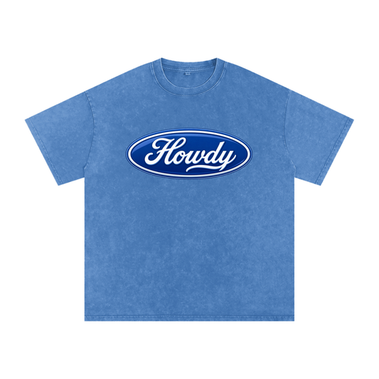 Howdy motors boxy tee