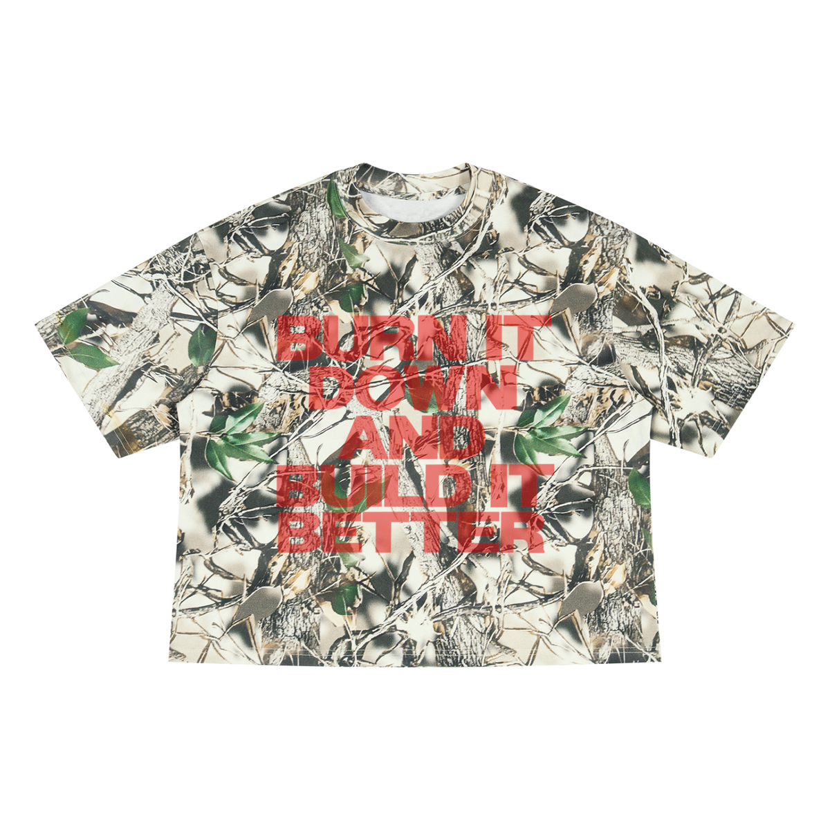 Unisex Tree Camo Boxy T-Shirt