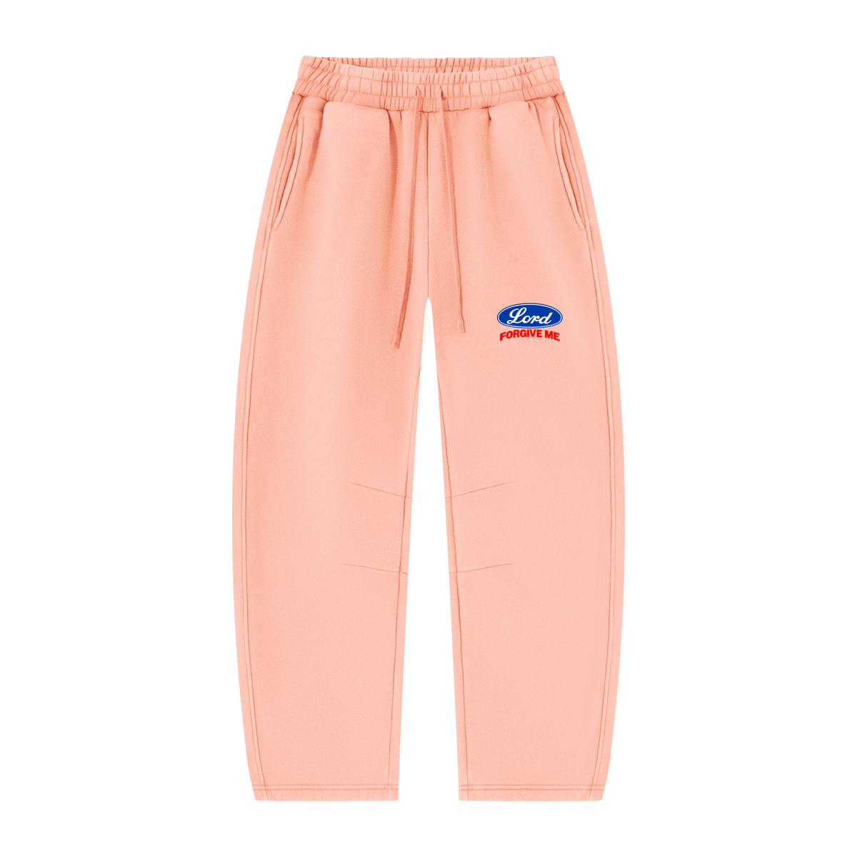 Lord Forgive Me Barrel Leg Fleece Sweatpants