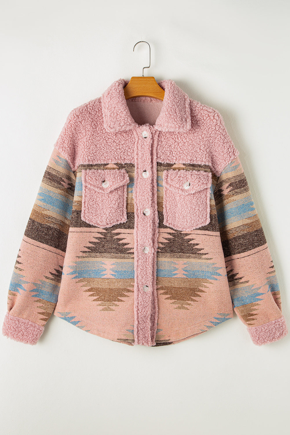 Dakota Aztec Sherpa Shacket