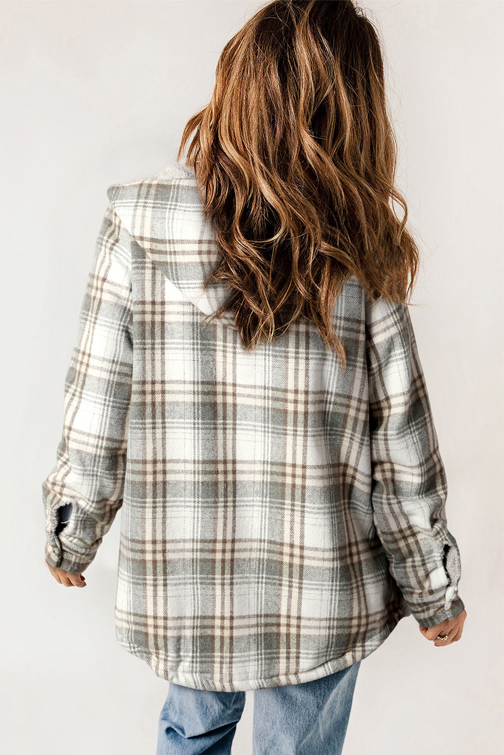 The Sadie Sherpa Lined Flannel Jacket