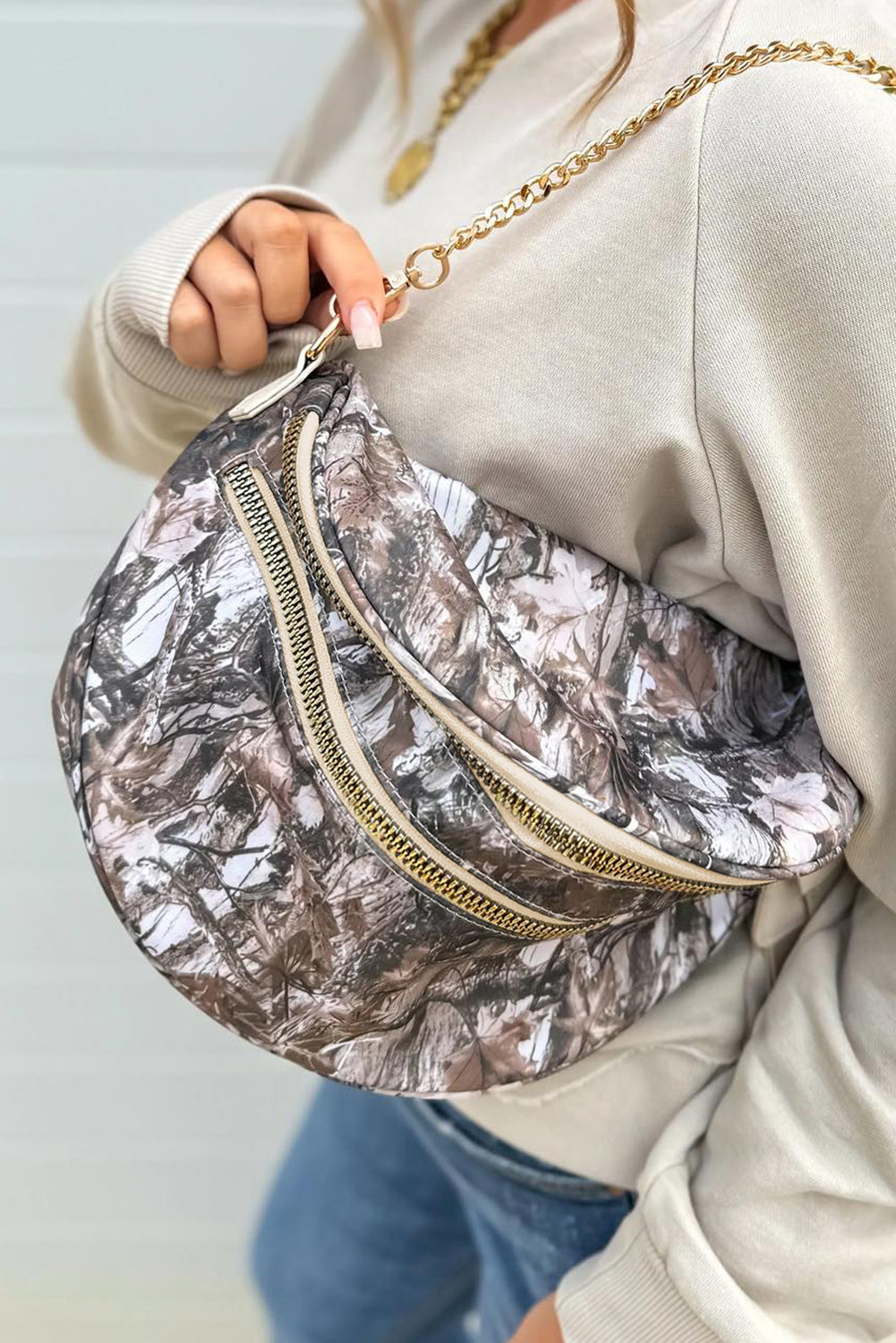 Camo Crossbody Bag
