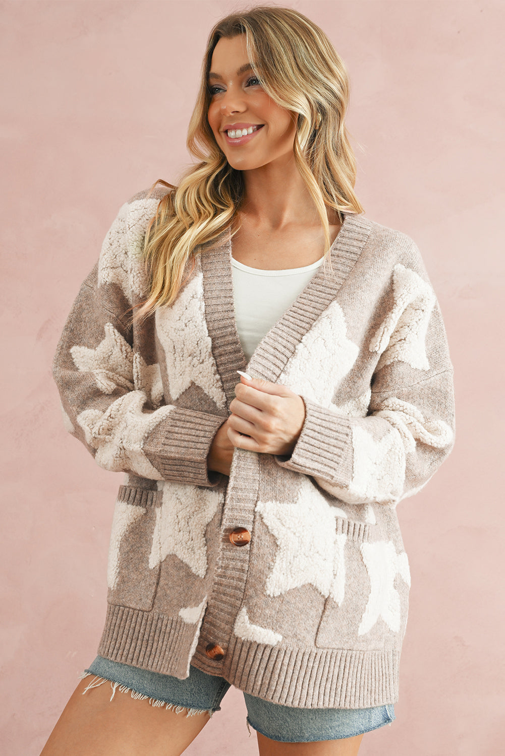 Starlight Trail Button-Up Cardigan