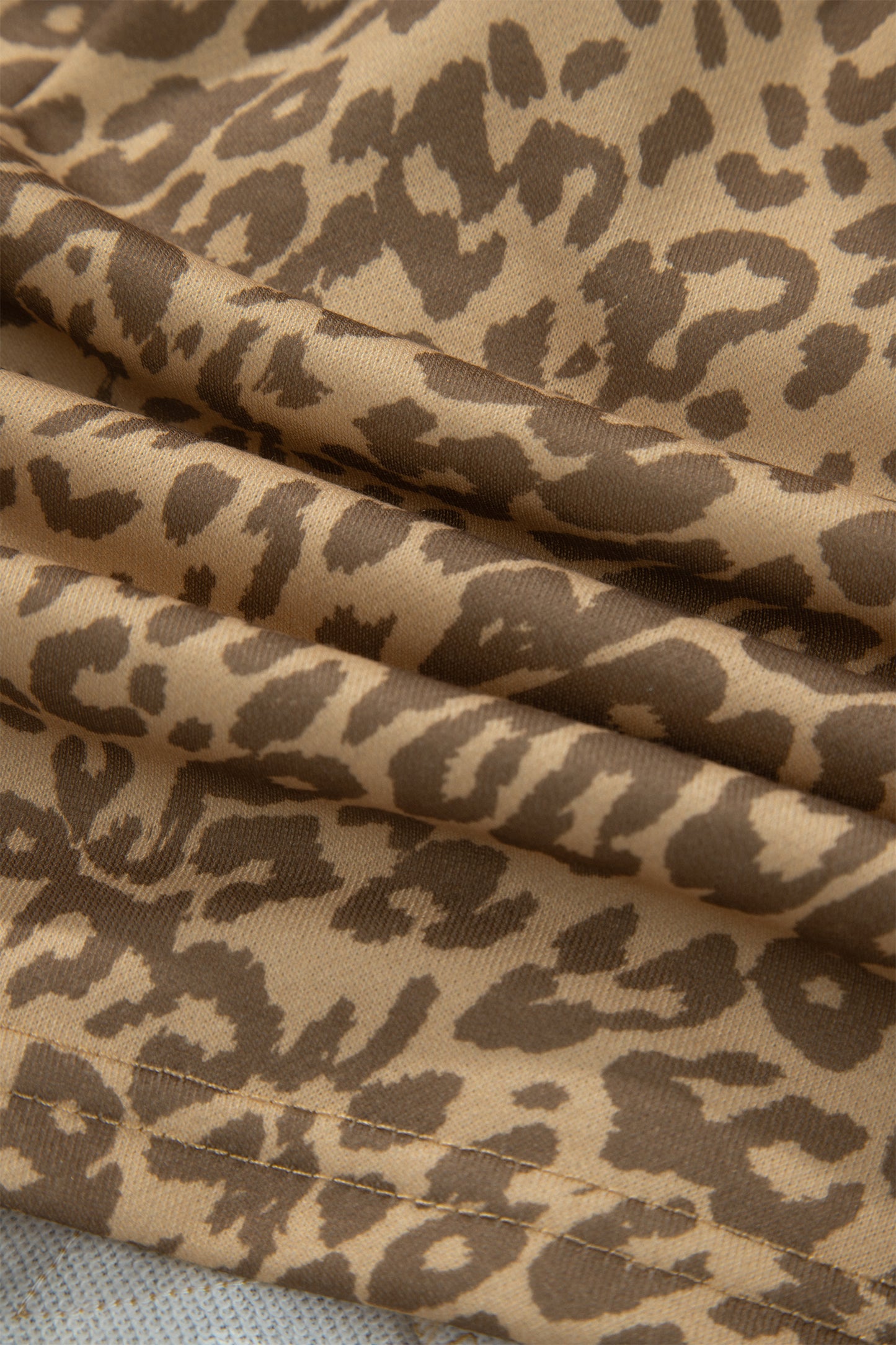 Khaki Leopard Shorts pre order