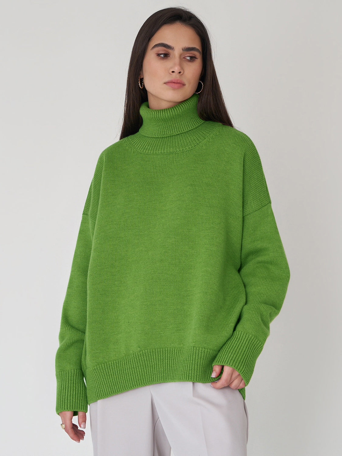 Turtleneck Long Sleeve Sweater