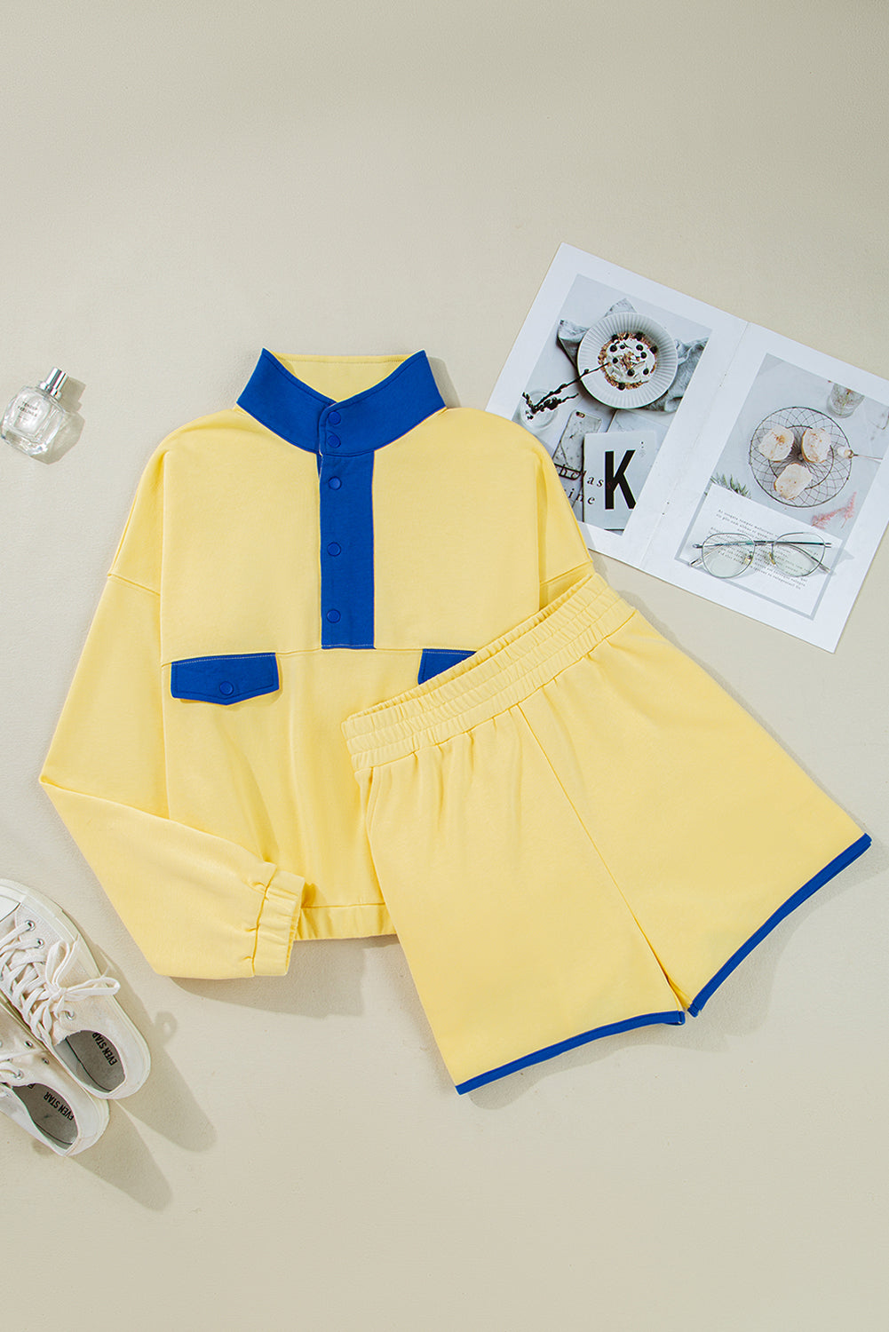 Yellow Colorblock set