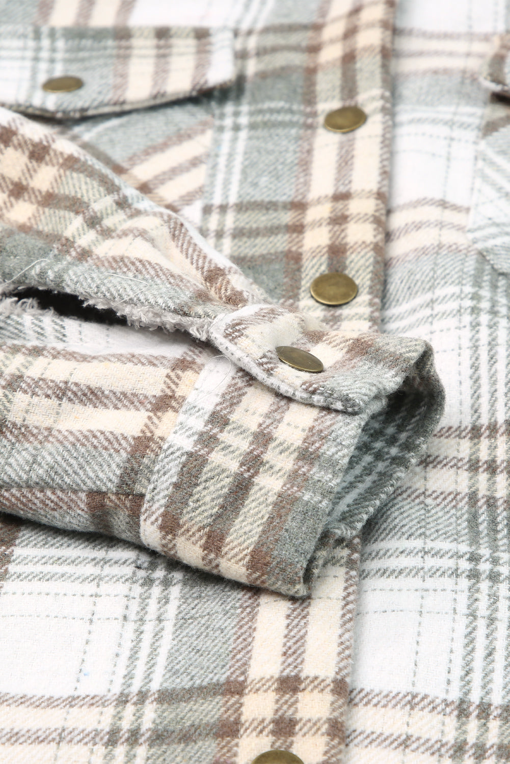 The Sadie Sherpa Lined Flannel Jacket