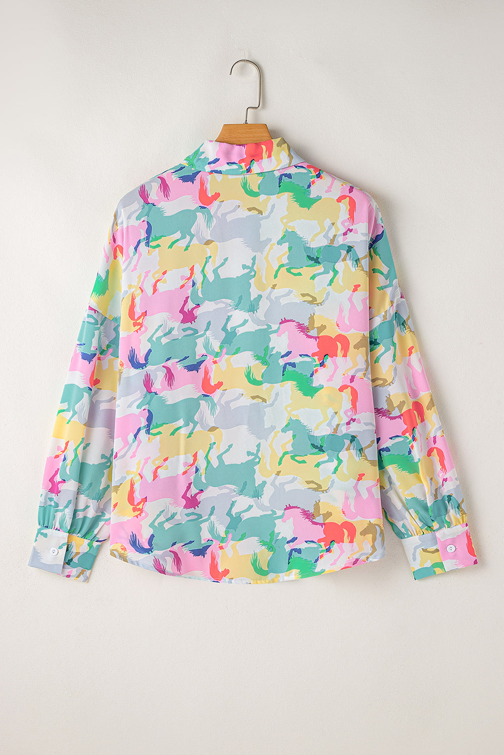 Vibrant Meadows Horse Blouse