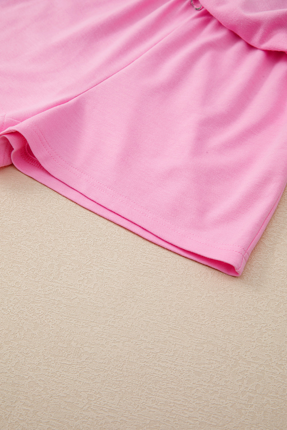 Black Colorblock Edge Drop Shoulder T Shirt and Skort 2Pcs Set