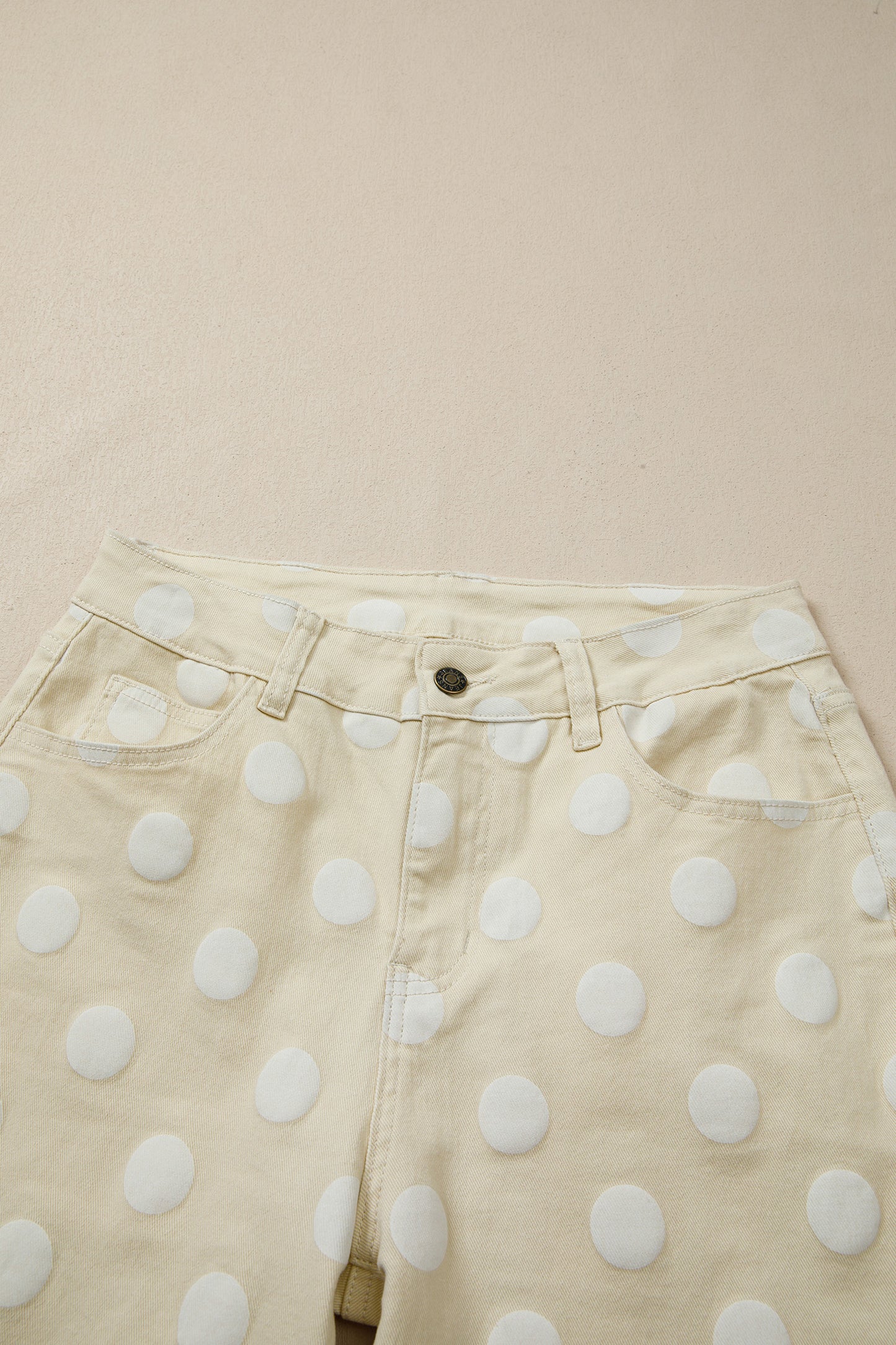 Blue or tan Polka dot bottoms