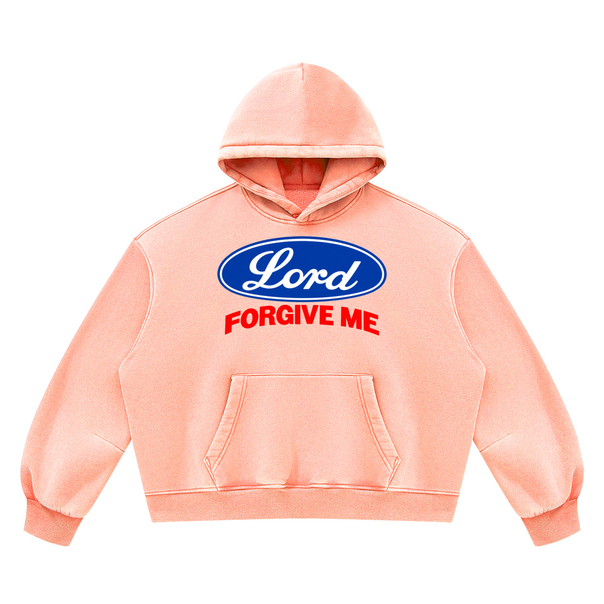 Unisex Vintage Wash Boxy Fleece Hoodie