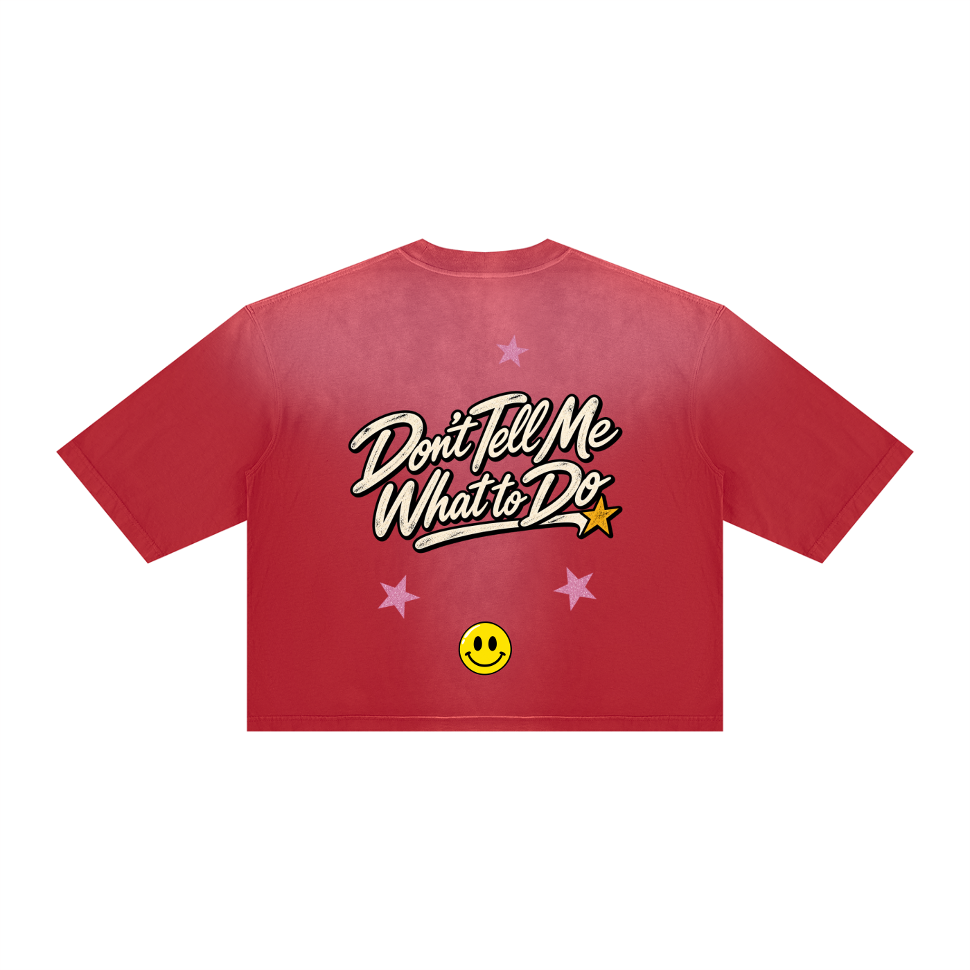 Unisex Vintage Wash Sunfade Boxy T-Shirt
