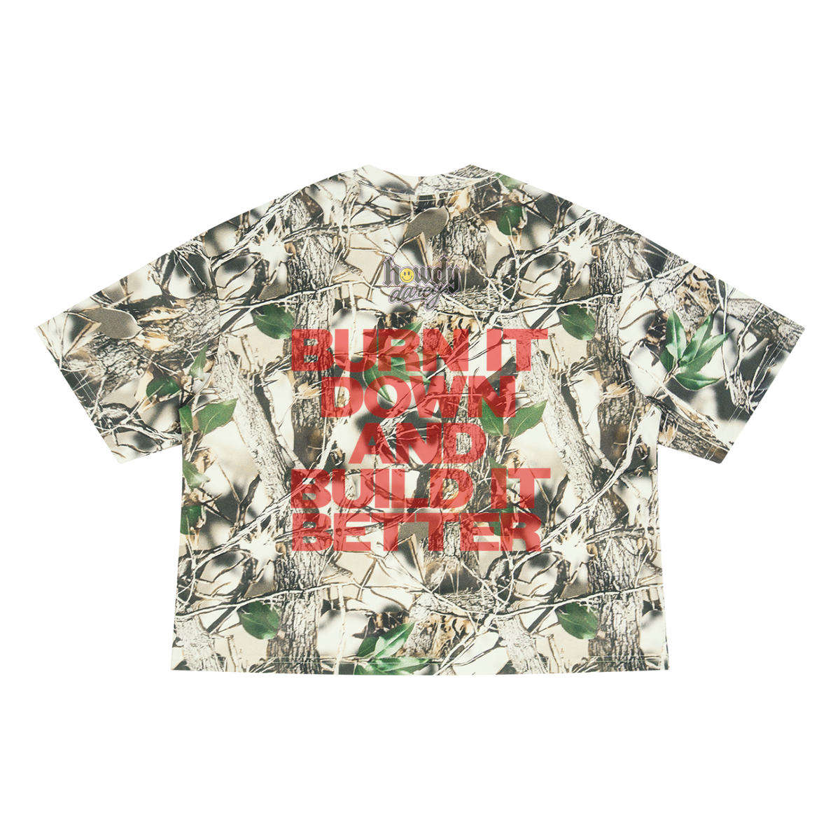 Unisex Tree Camo Boxy T-Shirt