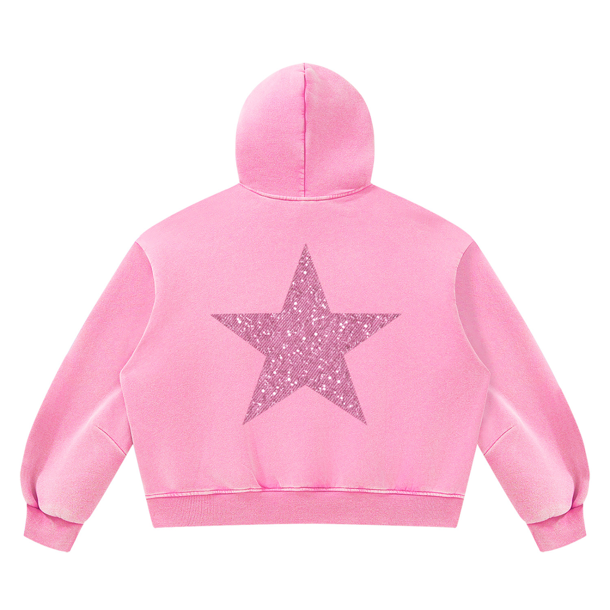 Unisex Vintage Wash Boxy Fleece Hoodie