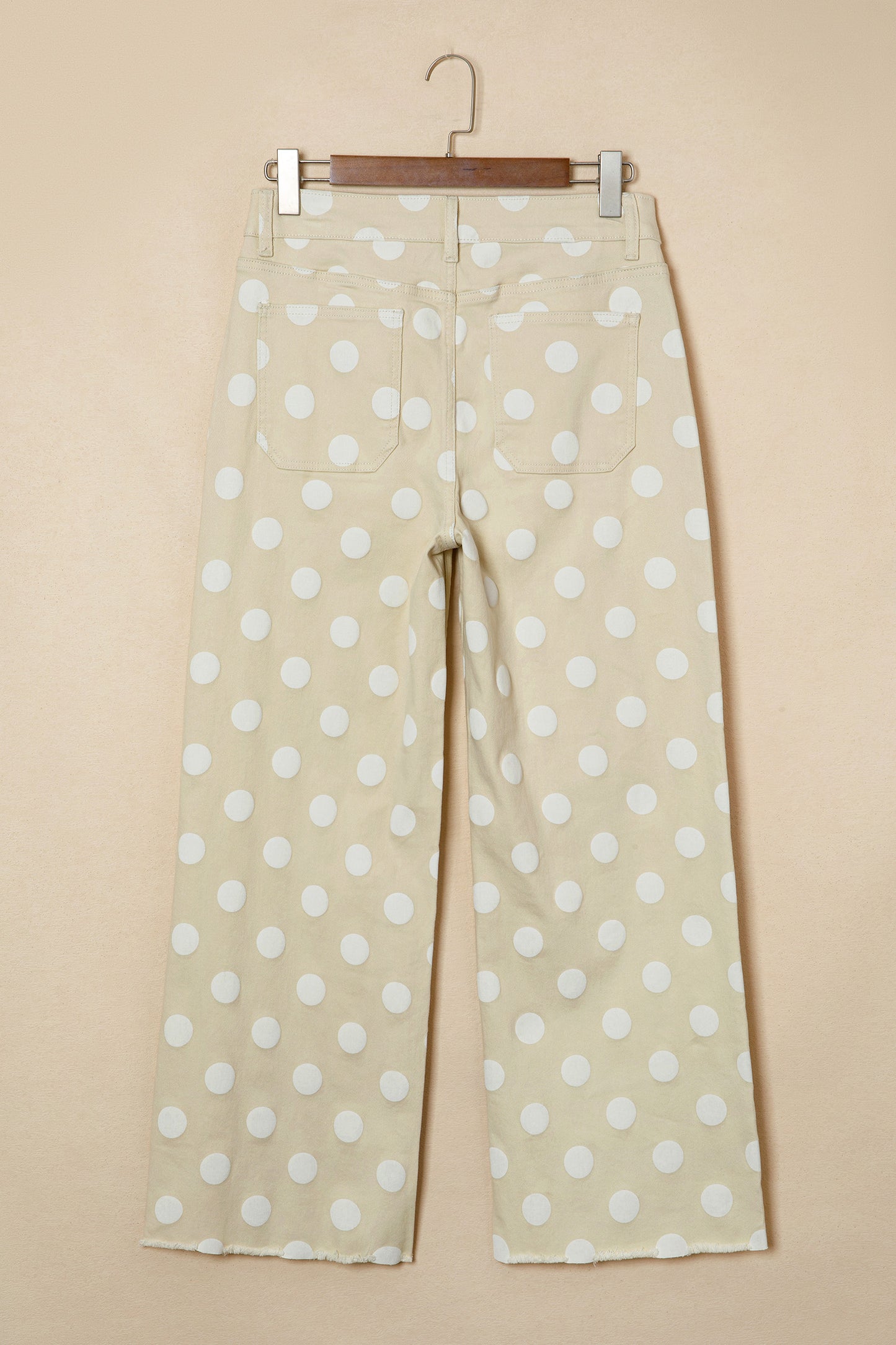 Blue or tan Polka dot bottoms